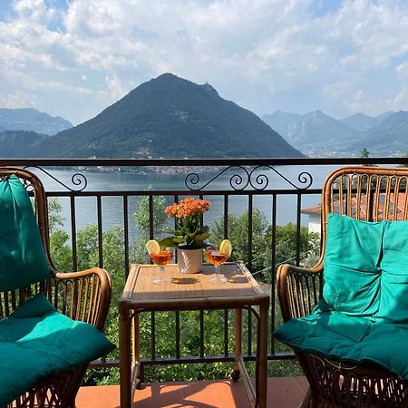 Appartamento Lake View Di Villa Giuliana スルツァーノ エクステリア 写真