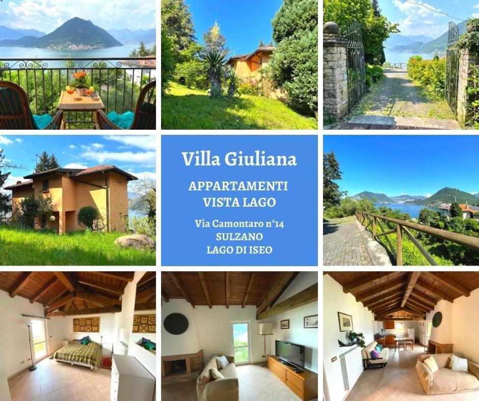 Appartamento Lake View Di Villa Giuliana スルツァーノ エクステリア 写真